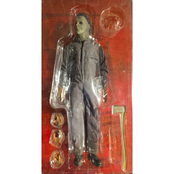 Michael Myers Halloween Action Figure w/ Axe & Extra Hands Horror Collectible